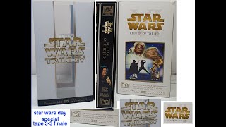 opening to Star Wars trilogy vhs australia 2000 return of the Jedi (1983) special edition tape 3-3