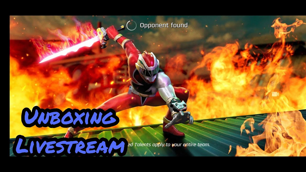 Power Rangers Legacy Wars Dino Fury Red Ranger Live Unboxing - YouTube