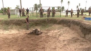 Mosaïk Cristal en Côte d’Ivoire  Formation commando pour les militaires du 16