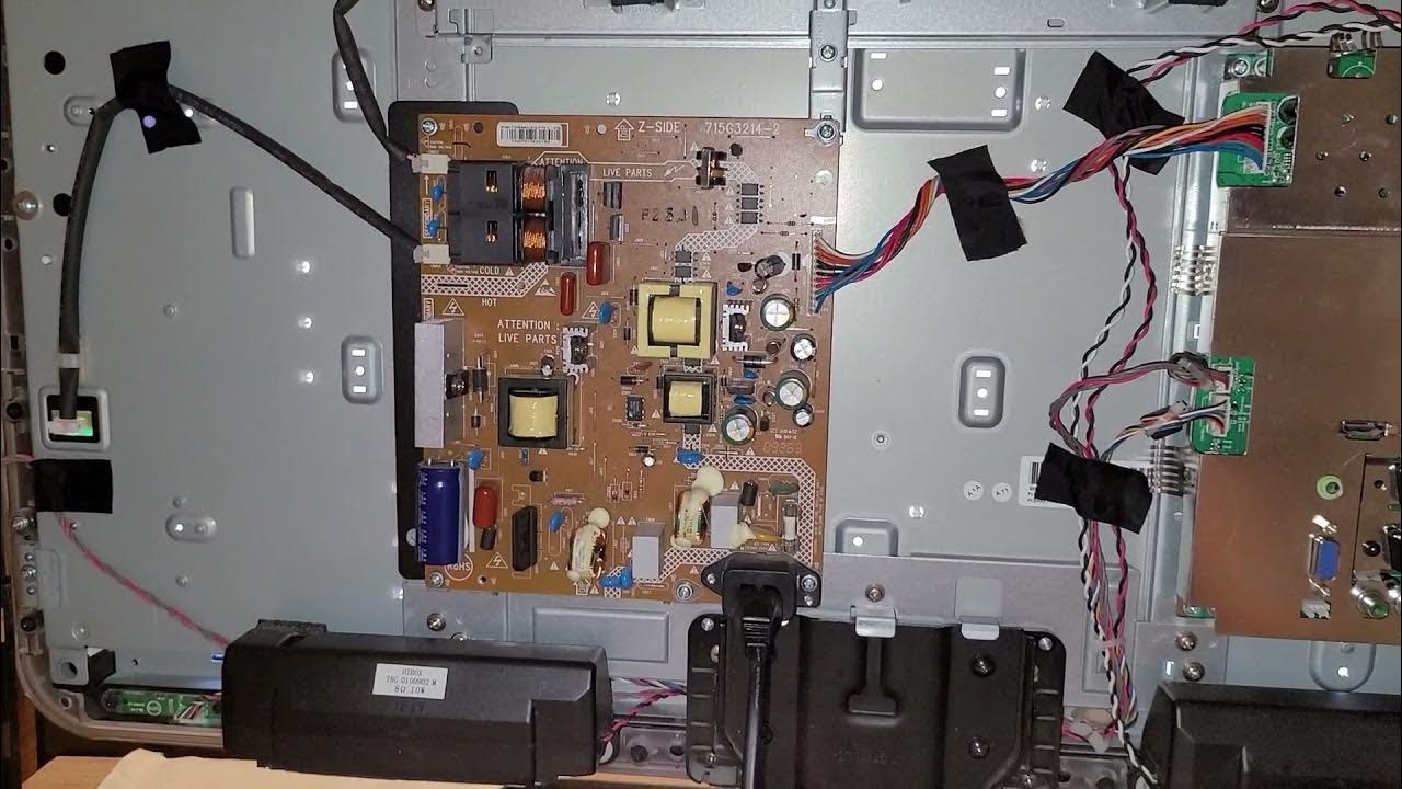профилактика исправного жк телевизора Philips 32pfl5604/60 - YouTube