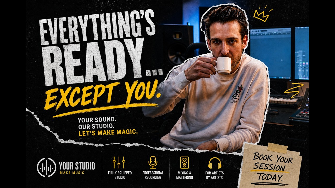 "This isn't a home studio..."