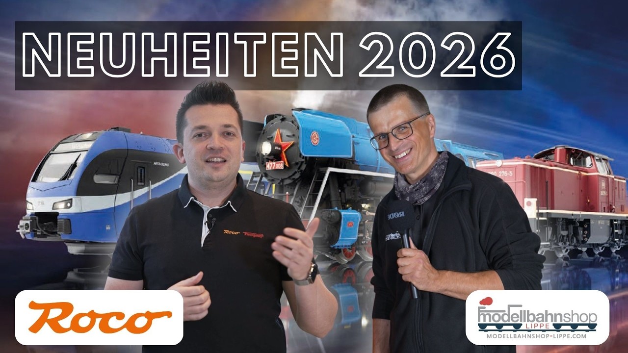 New Roco ROCO Neuheiten 2026: Diese Highlights erwarten euch! 🚂 | MSL News - YouTube