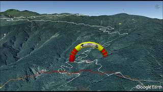 2019棲蘭100林道越野賽Google Earth飛覽