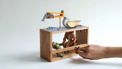 再见朋鱼Farewell wooden automata