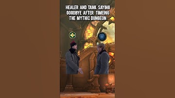 Tank and healer saying goodbye #wow #worldofwarcraft #warcraft
