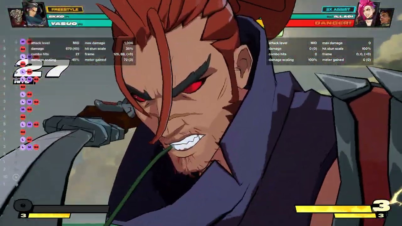 optimal(?)yasuo corner combo