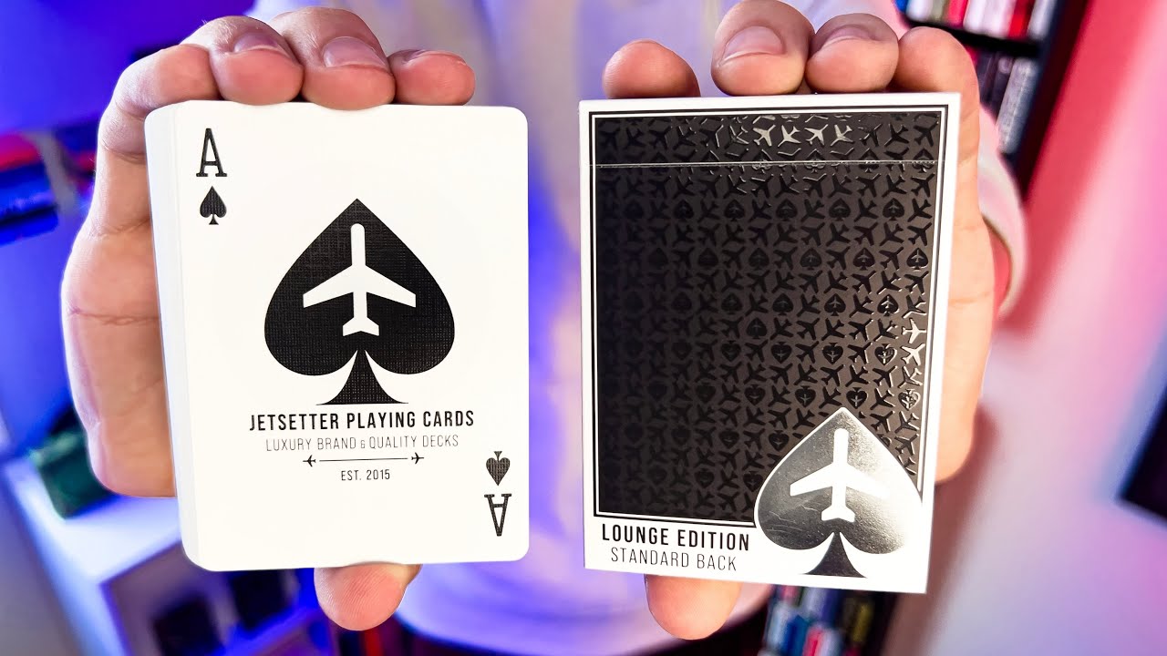 MARKED Black Jetsetter Playing Cards Deck Review!