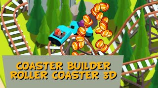 Coaster Builder: Roller Coaster 3D Puzzle Game • Отличная головоломка про парк развлечений screenshot 2
