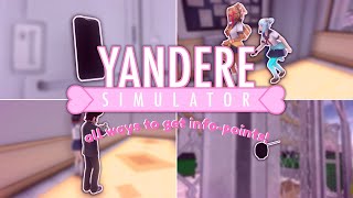 All ways to get info-points!! - Yandere Simulator Demo! ☆ screenshot 5