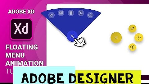 Floating Menu Animation in Adobe Xd | Auto Animate Tutorial |Mobeen Shah