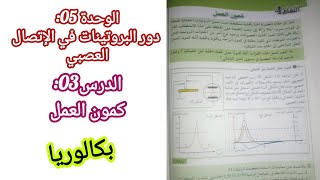 الوحدة05:الإتصال العصبي/الدرس03: كمون العمل|| بكالوريا