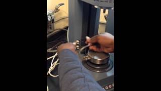 Installation Rheometer AR 2000 Parallel plate
