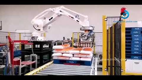 Big large bag palletizing machine robot hand palletizer equipment