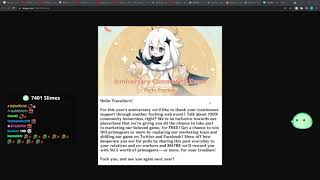 Basically what miHoYo said for the Anniversary Rewards in Genshin Impact... Basically what miHoYo said for the Anniversary Rewards in Genshin Impact...