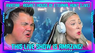 Americans react to &quot;AVATAR - Regret / House of Eternal Hunt (Live)&quot; | THE WOLF HUNTERZ Jon and Dolly