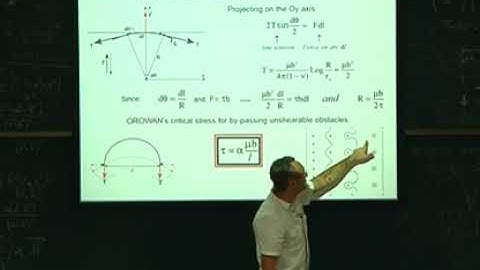 GIAN series Lecture 6 | Dislocation dynamics | Professors Marc C Fivel, M. Sundararaman, Prita Pant