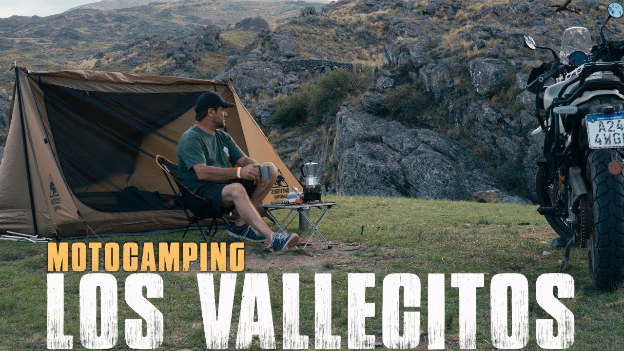 Motocamping en solitario en Los Vallecitos, Córdoba.Royal Enfield Himalayan 450. Motorcycle camping