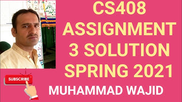 cs408 assignment 3 solution spring 2021
