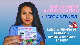 LLEGÓ MI EMPLOYMENT AUTHORIZATION CARD! LES CUENTO TAMBIÉN SOBRE MI NUEVO TRABAJO 🎉  | TIMELINE 2020