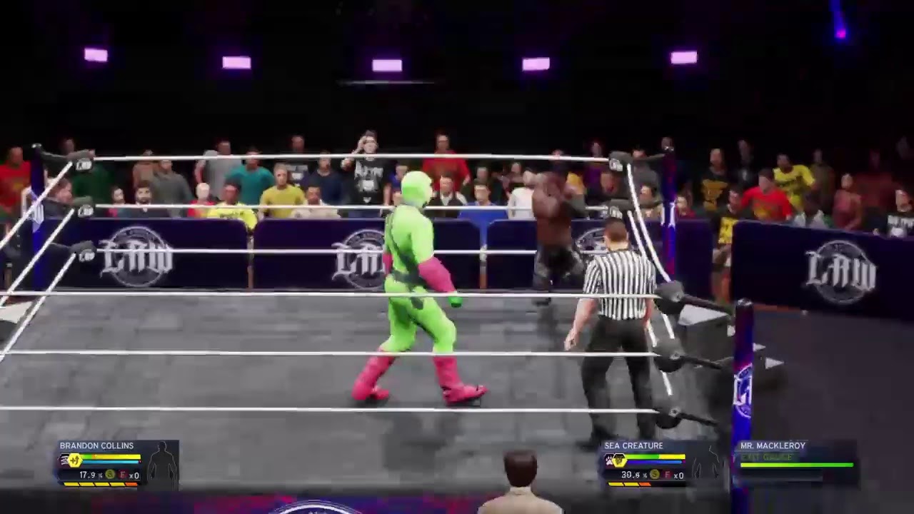 WWE 2K20 LAW Wrestling Universe Mode part 1.5 YouTube
