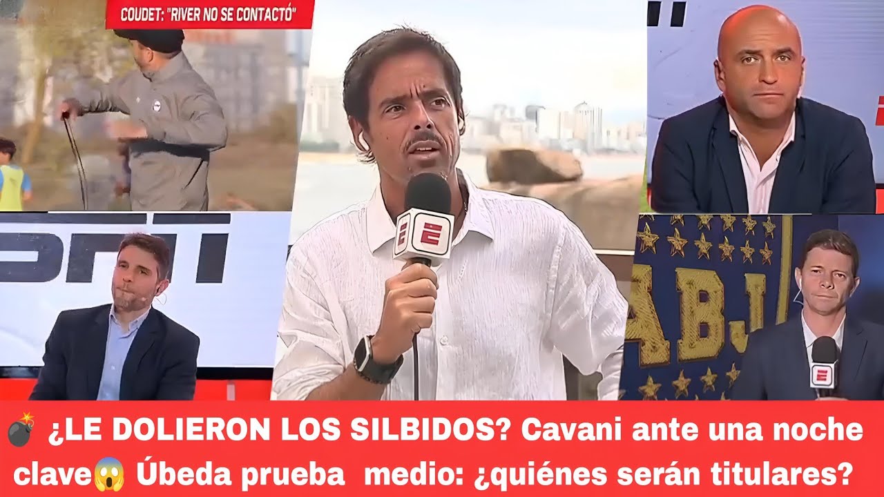 💣 ¿LE DOLIERON LOS SILBIDOS? Cavani ante una noche clave Úbeda prueba medio: quiénes serán titulares