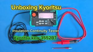 Unboxing Kyoritsu Kew 3552Bt Megóhmetro Y Continuidad