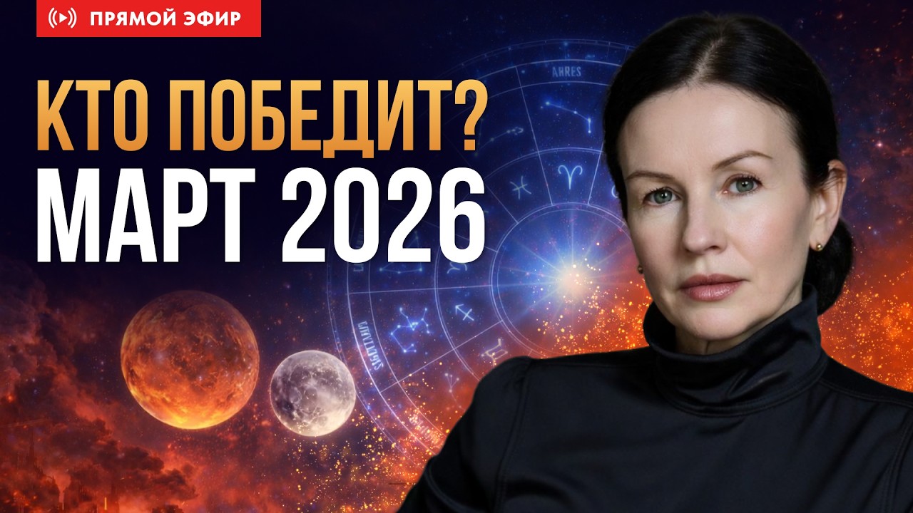Противостояние Луны и Марса | ПРОГНОЗ НА МАРТ 2026 | Астролог Елена Негрей