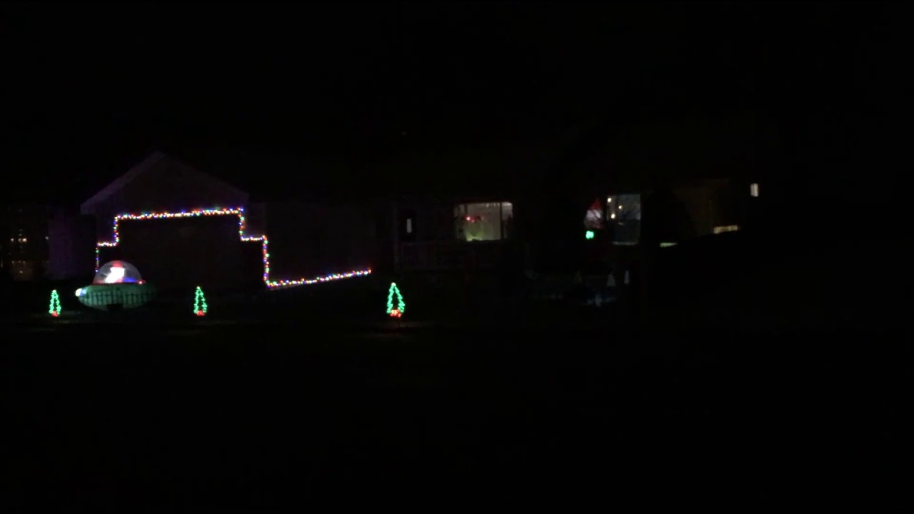 Christmas vacation lights on Aspenwood YouTube