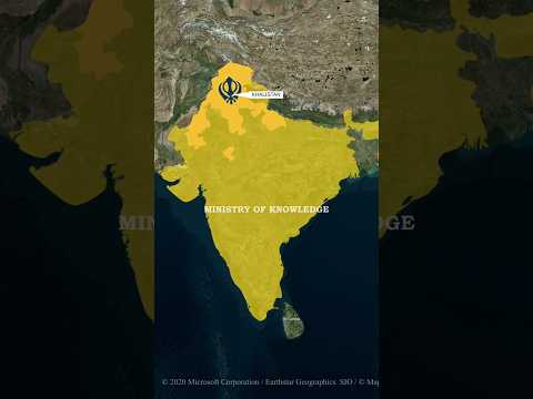 Khalistan Movement Explain #pakistan #fact #youtubeshorts #indiamap #map