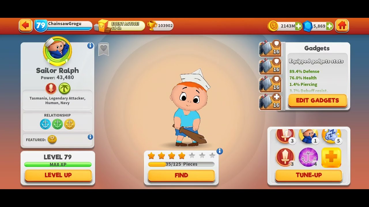 Sailor Ralph: Toon Activation - 4 Stars- 313 - YouTube