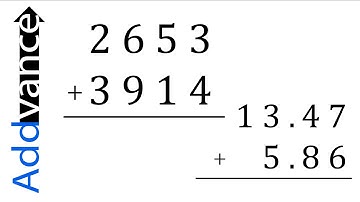 Column Addition! Addvance Maths Numeracy ➕😊