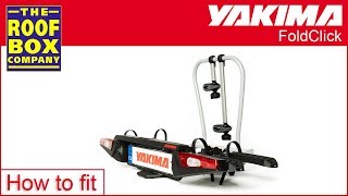 Yakima FoldClick Bike Rack - How to fit