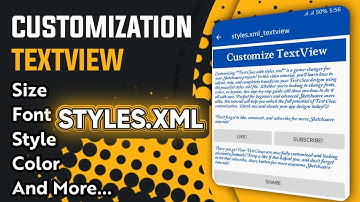 Master TextView Customization with Styles.xml in Sketchware!