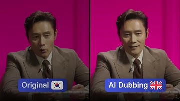 Presenting "Squid Game Cast Dubbed by AI", an AI video made with Synthesia [85/100]