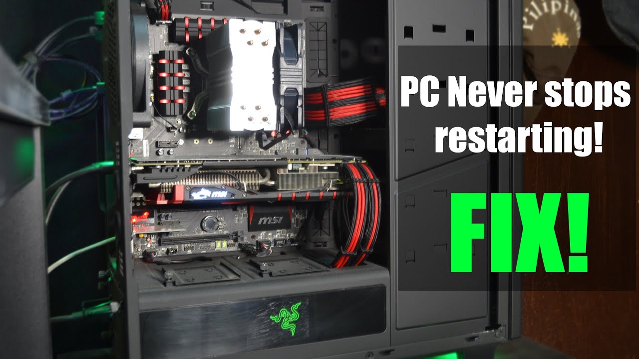 Pc keeps restarting FIX / Pc continuous restarting FIX - YouTube