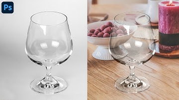 The BEST WAY To Select and Mask GLASS (or Transparent Objects) in Photoshop!