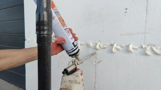 Насколько эффективно пропенивание пеной швов и стыков между листами пенопласта в СФТК Мокрый Фасад