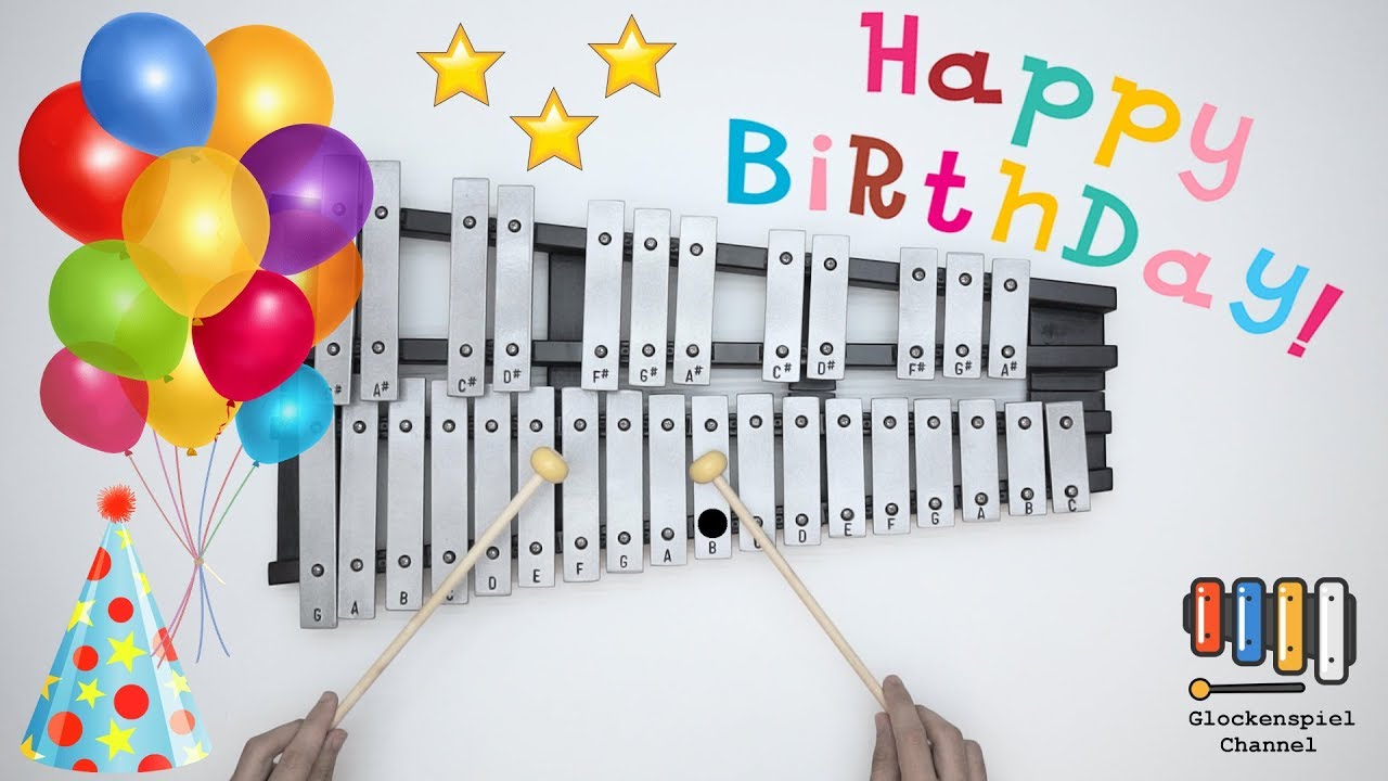 xylophone chords happy birthday