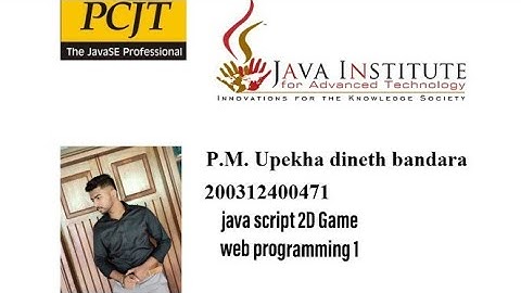 JavaScript 2D Game Video Submission