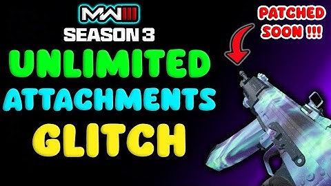 🔥 MW3 Unlimited Attachments Glitch! 🔥*DO THIS QUICK* - MW3 Multiplayer/MW3 Zombies Glitch