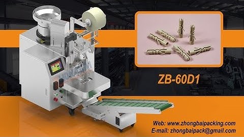 Plastic Plug Counter Bagger, Bowl Feeder Bagging Machine for Small Parts