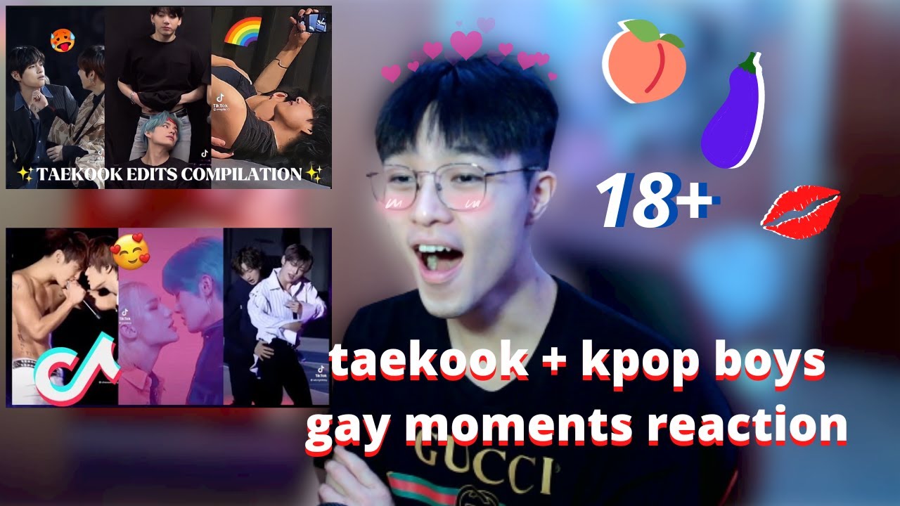 (a gay vietnamese boy reacts to) BTS TAEKOOK TikTok Compilations and