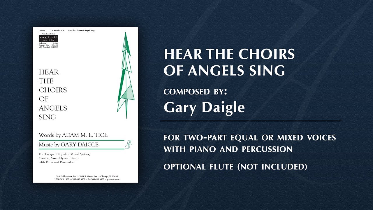 Dangle Singer Hear the Choirs of Angels Sing | Gary Dangle - YouTube