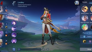 Lesley &quot;Royal Musketeer&quot; Gameplay | Mobile Legends Bang Bang