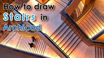 Archicad - How to draw stairs [Stair tool basics]