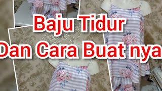 Cara Buat Baju Tidur Sexy ,Minim Bahan