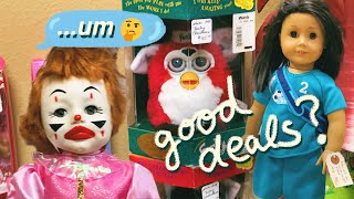 thrift store hunting for doll stuff!!