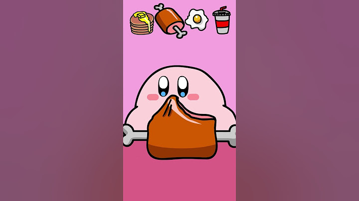 Kirby Emoticon MUKBANG  #animation #eatingshow #shots