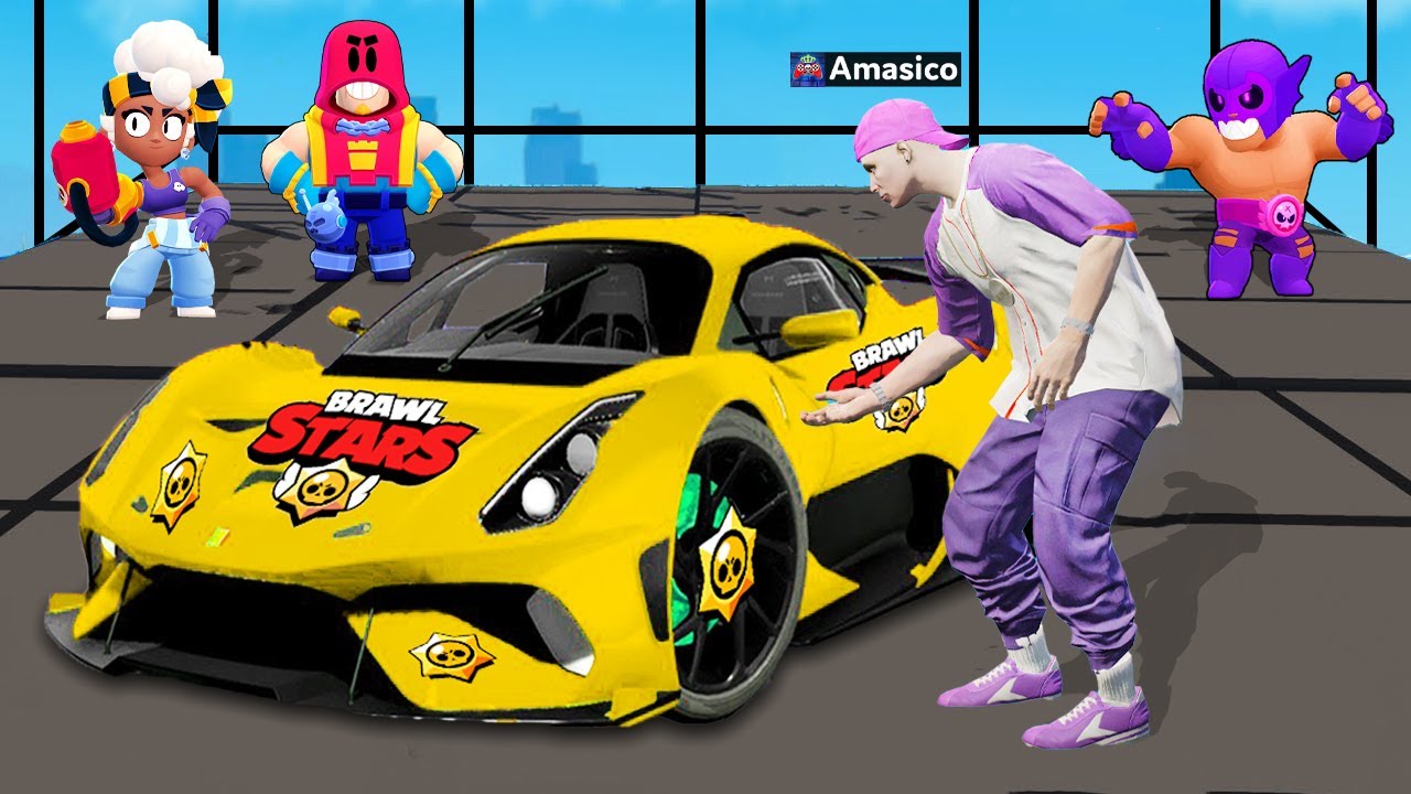 Am FURAT toate MASINILE din BRAWL STARS in GTA 5!
