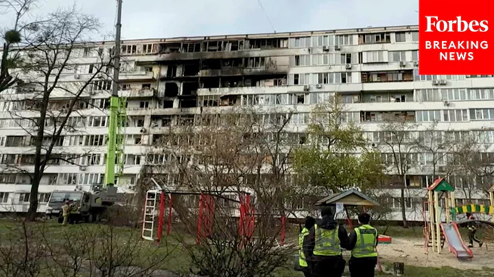 Footage Shows Aftermath Of Deadly Russian Strikes On Residential Building In Kyiv, Ukraine